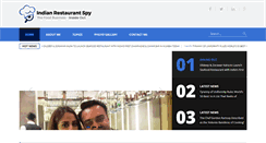 Desktop Screenshot of indianrestaurantspy.com